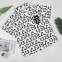 Charger l'image dans la galerie, Chemise homme manches courtes avec poche B339 personnalisée avec prénom motif texte (conception multi-images)