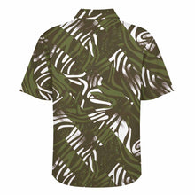 Charger l'image dans la galerie, Chemise homme revers manches courtes LM056 avec double poches à rabat personnalisé avec photo texte prénom