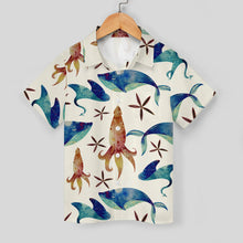 Charger l'image dans la galerie, Chemise manches courtes garçon avec poche 225 personnalisé avec photo texte prénom (conception une image)