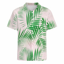 Charger l'image dans la galerie, Chemise plissée manches courtes homme LM005 personnalisé avec photo texte prénom (conception une image)