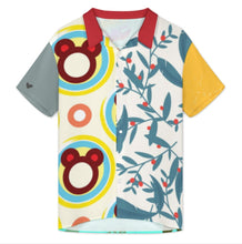 Charger l'image dans la galerie, Chemises à manches courtes pour hommes DCS07 personnalisée avec prénom motif texte (conception multi-images)