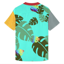 Charger l'image dans la galerie, Chemises à manches courtes pour hommes DCS07 personnalisée avec prénom motif texte (conception multi-images)