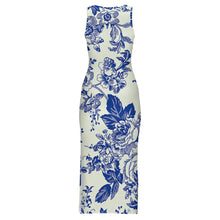 Charger l'image dans la galerie, Cheongsam moderne sans manches à col rond BXQ pour femme personnalisé avec photo texte prénom