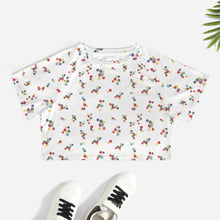 Charger l'image dans la galerie, Classique Crop Top tee shirt sport pour femme NT29 personnalisé avec photo logo texte motif (conception une image)