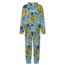 Charger l'image dans la galerie, Combinaison en flanelle LTWY87 à manches longues avec fermeture éclair et capuche pour 2 à 15 ans personnalisé avec photo texte prénom (conception une image)