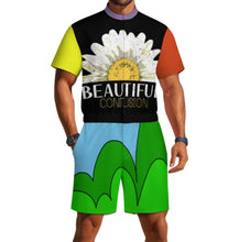 Charger l'image dans la galerie, Combinaison homme manches courtes LM427 personnalisée avec prénom motif texte (conception multi-images)