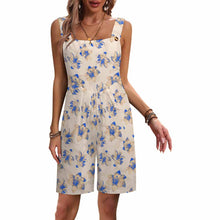 Charger l'image dans la galerie, Combinaison short à bretelles pour femme ULR personnalisé avec photo texte prénom (conception une image)