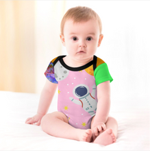 Charger l'image dans la galerie, Combinaison bébé 349P avec boutons body extensible personnalisée avec prénom motif texte (conception multi-images)