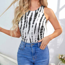 Charger l'image dans la galerie, Combinaison body bodysuit stringbody sans manches sexy femme NZ057 personnalisé avec photo logo motif texte (impression d'image unique)