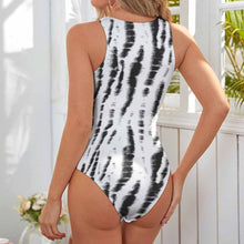 Charger l'image dans la galerie, Combinaison body bodysuit stringbody sans manches sexy femme NZ057 personnalisé avec photo logo motif texte (impression d'image unique)