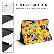 Charger l'image dans la galerie, Coque de protection pour iPad en cuir TPU personnalisé avec photo texte prénom
