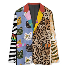 Charger l'image dans la galerie, Costume homme 2 boutons LTM100852 personnalisée avec prénom motif texte (conception multi-images)