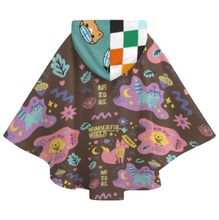 Charger l'image dans la galerie, Couverture à capuche pour ados RTDP09 personnalisée avec prénom motif texte (conception multi-images)