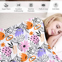 Charger l'image dans la galerie, Couvre-lit couverture câline couverture de canapé en flanelle adaptée à la maison et en déplacement utilisation personnalisée avec photo motif texte (version verticale)