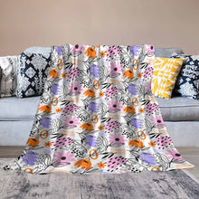 Charger l'image dans la galerie, Couvre-lit couverture câline couverture de canapé en flanelle adaptée à la maison et en déplacement utilisation personnalisée avec photo motif texte (version verticale)