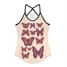 Charger l'image dans la galerie, Débardeur femme TXLD dos losange creux gilet ZTJJ personnalisée avec prénom motif texte (conception multi-images)