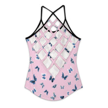 Charger l'image dans la galerie, Débardeur femme TXLD dos losange creux gilet ZTJJ personnalisée avec prénom motif texte (conception multi-images)