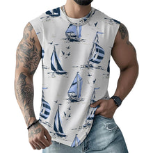 Charger l'image dans la galerie, Débardeur homme / T-shirt sans manches A66K personnalisé avec photo texte prénom (conception une image)