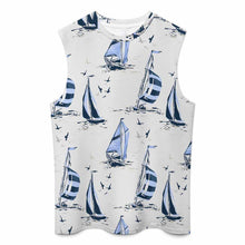 Charger l'image dans la galerie, Débardeur homme / T-shirt sans manches A66K personnalisé avec photo texte prénom (conception une image)