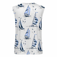 Charger l'image dans la galerie, Débardeur homme / T-shirt sans manches A66K personnalisé avec photo texte prénom (conception une image)