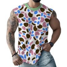 Charger l'image dans la galerie, Débardeur sans manches A66K pour homme personnalisée avec prénom motif texte (conception multi-images)