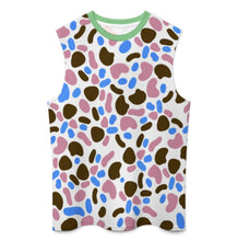 Charger l'image dans la galerie, Débardeur sans manches A66K pour homme personnalisée avec prénom motif texte (conception multi-images)