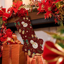 Charger l'image dans la galerie, Cadeau de décoration de Noël Chaussette de Noël personnalisé avec photo motif texte