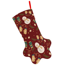 Charger l'image dans la galerie, Cadeau de décoration de Noël Chaussette de Noël personnalisé avec photo motif texte