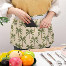 Charger l'image dans la galerie, Demi-tablier imperméable unisexe avec poche avant pour café restaurant cuisine personnalisé avec photo texte prénom