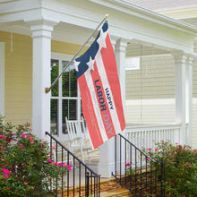 Charger l'image dans la galerie, Drapeau à deux trous personnalisé avec photo texte prénom