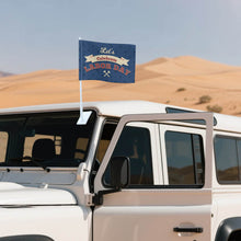 Charger l'image dans la galerie, Drapeau de voiture personnalisé avec photo texte prénom