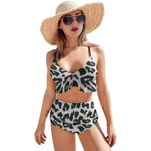 Charger l'image dans la galerie, Ensemble bikini triangle push-up 2 pièces avec volants tendance pour femme BK2066 personnalisée avec prénom motif texte (conception multi-images)