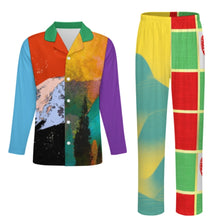 Charger l'image dans la galerie, Ensemble de pyjama à manches longues LM125 pour enfants personnalisée avec prénom motif texte (conception multi-images)