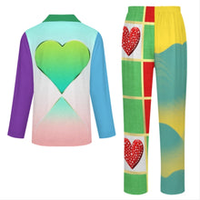 Charger l'image dans la galerie, Ensemble de pyjama à manches longues LM125 pour enfants personnalisée avec prénom motif texte (conception multi-images)