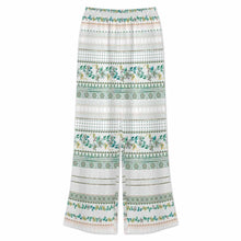 Charger l'image dans la galerie, Ensemble femme composé d'une chemise à col rond et manches chauve-souris et d'un pantalon large à taille élastique (YKL04) personnalisé avec photo texte prénom (conception une image)