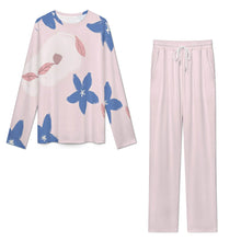 Charger l'image dans la galerie, Ensemble haut et pantalon décontracté à manches longues pour femme A86TZ personnalisé avec photo texte prénom (conception une image)