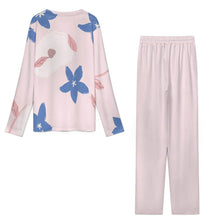 Charger l'image dans la galerie, Ensemble haut et pantalon décontracté à manches longues pour femme A86TZ personnalisé avec photo texte prénom (conception une image)