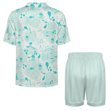Charger l'image dans la galerie, Ensemble pyjama short manches courtes femme LM093 personnalisé avec photo texte prénom (conception une image)