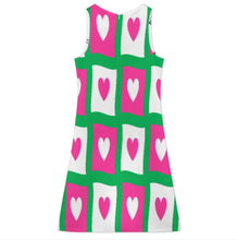 Charger l'image dans la galerie, Ensemble robe midi sans manches col V 2 pièces pour femme A77Q personnalisée avec prénom motif texte (conception multi-images)