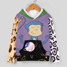 Charger l'image dans la galerie, Ensemble de survêtement 2 pièces pour enfants A5TZ sweat à capuche et pantalon de survêtement pour filles et garçons personnalisé avec photo texte prénom (conception multi-images)