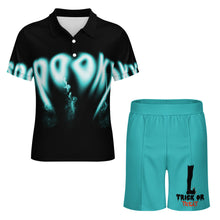 Charger l'image dans la galerie, Ensemble polo manches courtes et short homme A46TZ personnalisé avec photo texte prénom (conception une image)