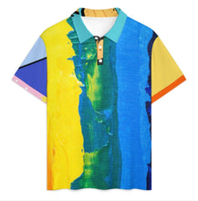 Charger l'image dans la galerie, Ensemble polo manches courtes et short homme A46TZ personnalisée avec prénom motif texte (conception multi-images)