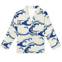 Charger l'image dans la galerie, Ensemble pyjama 2 pièces homme manches longues imitation coton personnalisé avec photo motif texte (conception une image)