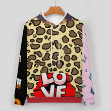 Charger l'image dans la galerie, Ensemble sweat-shirt A5TZ pour femme et homme personnalisée avec prénom motif texte (conception multi-images)