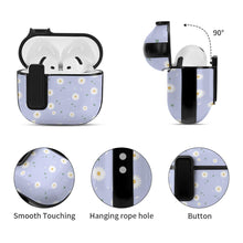 Charger l'image dans la galerie, Étui pour écouteurs Apple AirPods 4 (boucle avec bordure noire) entièrement imprimé personnalisée avec prénom motif texte