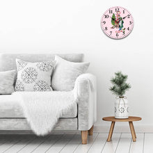 Charger l'image dans la galerie, Horloge murale originale vintage en bois personnalisée avec photo motif texte logo