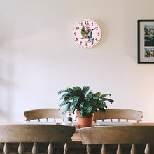 Charger l'image dans la galerie, Horloge murale originale vintage en bois personnalisée avec photo motif texte logo