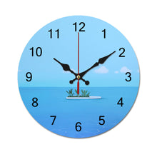 Charger l'image dans la galerie, Horloge murale vintage en bois simple personnalisée avec photo motif texte logo image