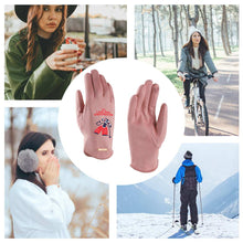 Charger l'image dans la galerie, Gants femme en daim personnalisés avec photo motif texte