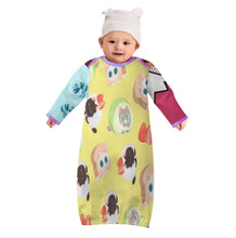 Charger l'image dans la galerie, Gigoteuse bébé haute qualité LM229 personnalisée avec prénom motif texte (conception multi-images)